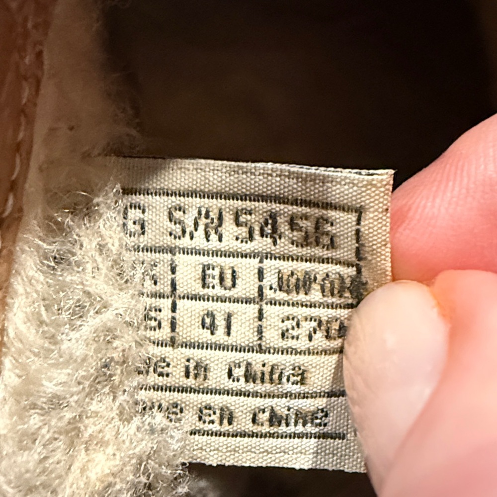 Ugg’s Brown Leather Slip-On Shoes - Picture 2 of 7